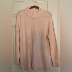 J JILL Tunic Sweater Pink Medium